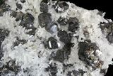 Quartz, Sphalerite & Pyrite Crystal Association - Peru #138165-3